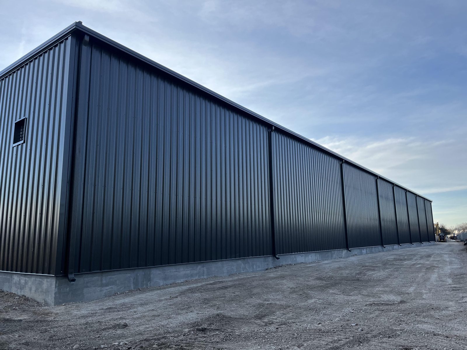 New standing-seam metal roof on a commercial building near Chattanooga, TN